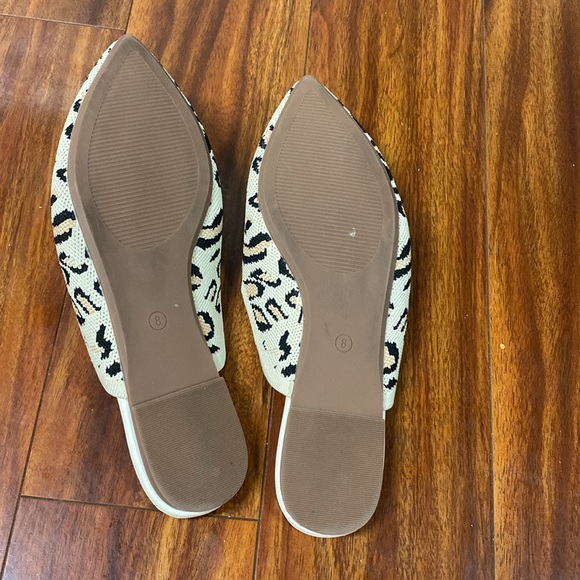 Charmivy- Beautiful  chic leopard print mules  Size 8 - Picture 8 of 10